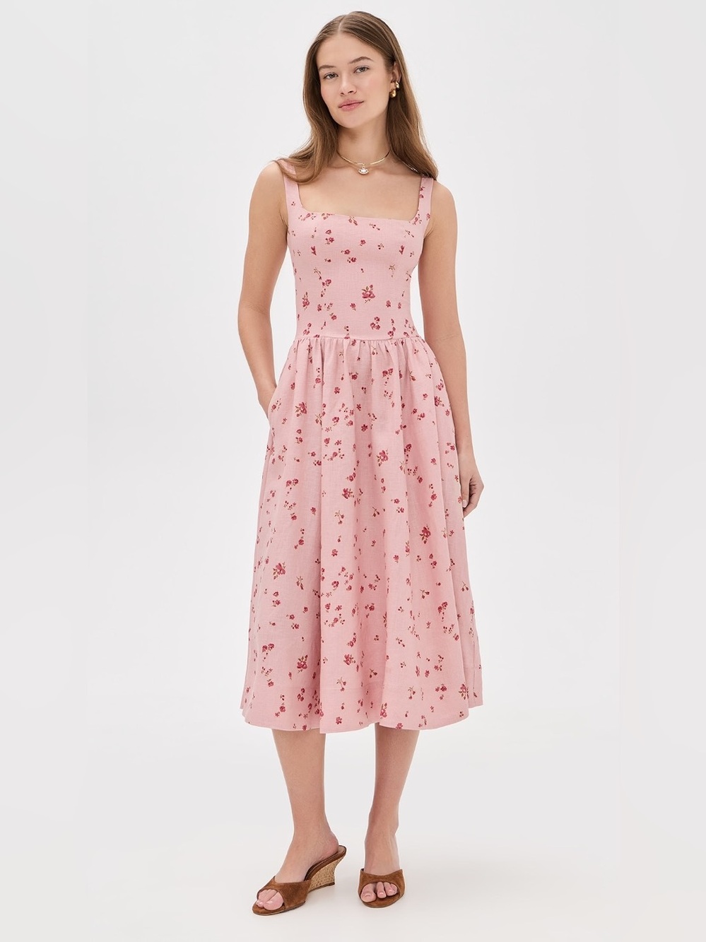 Reformation Janu Linen Dress